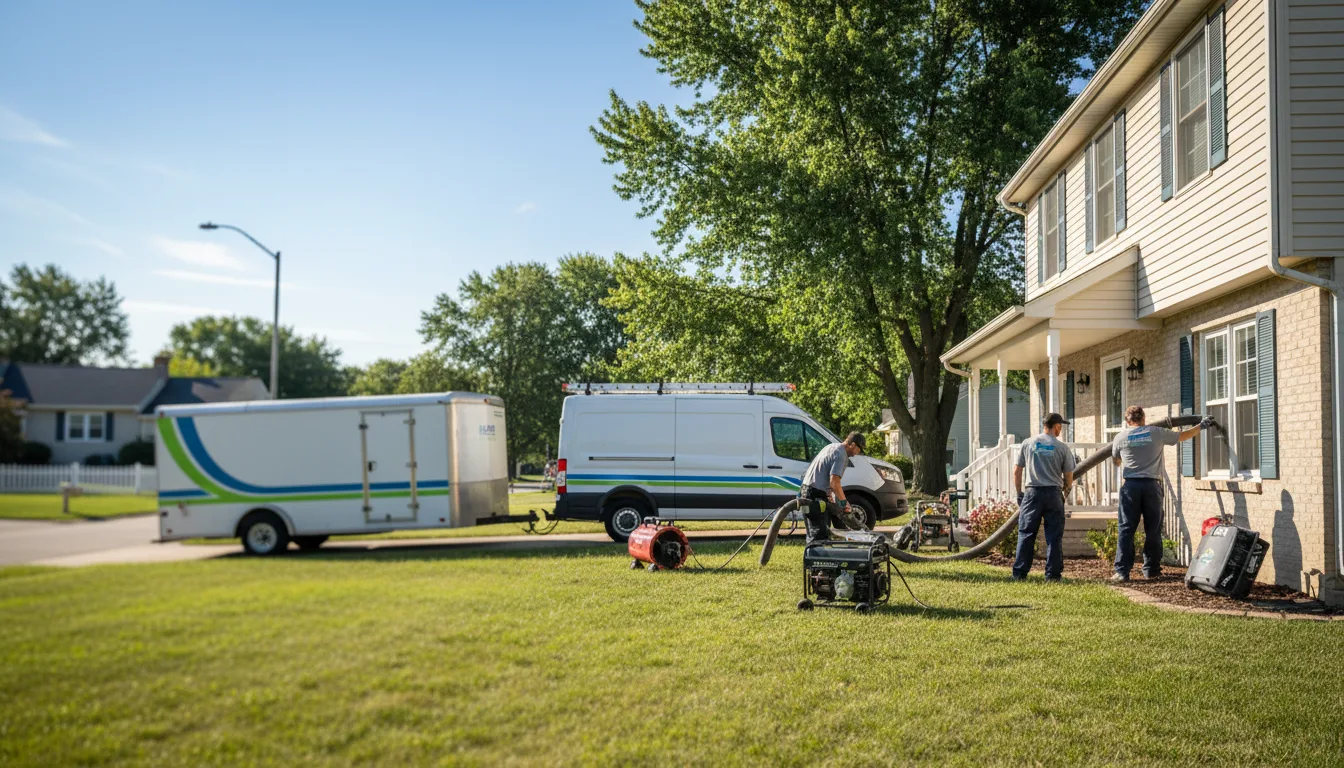 Flooded Basement Restoration And Cleanup With Repair in Strong City, KS near me